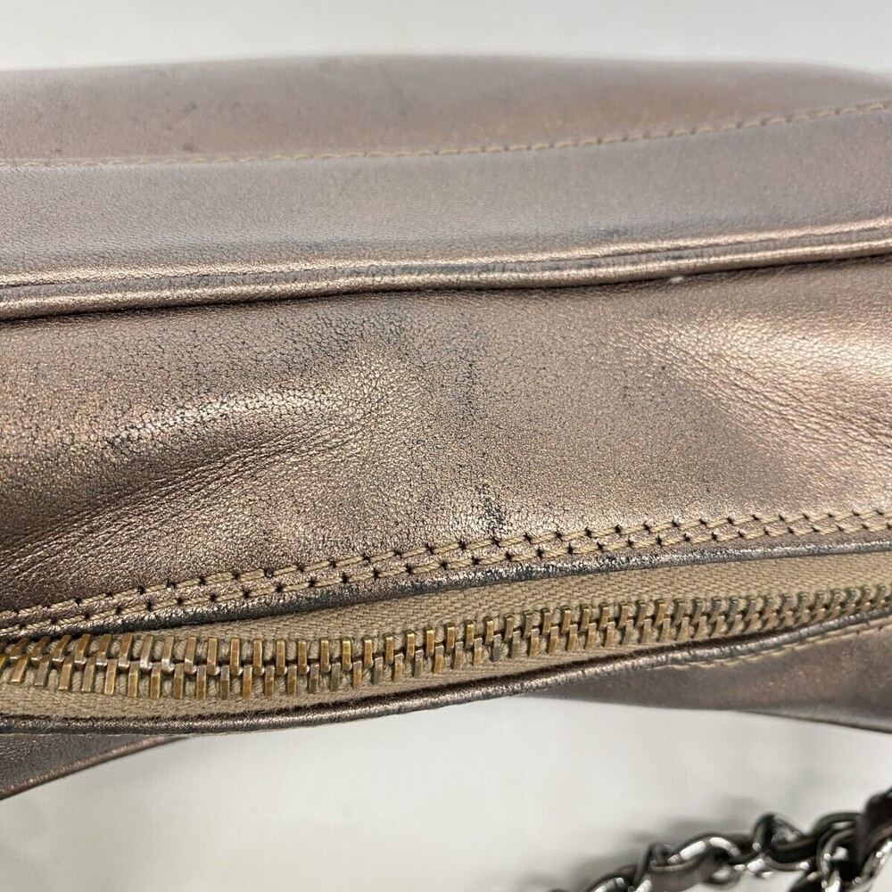 Chanel LAX Tassel Bowling Bag metallic bronze Brown - Picture 8 of 10